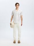 Selected 100% COTTON SHORT SLEEVED SHIRT, White, highres - 16097686_White_1183912_005.jpg