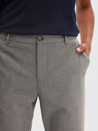 175 SLIM-FIT TROUSERS, Grey Melange, highres