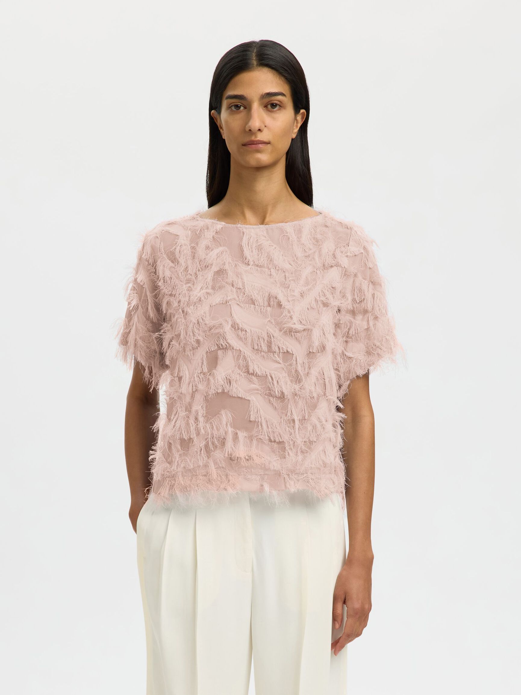 BÅDUDSKÆRING TOP, Pale Dogwood, highres