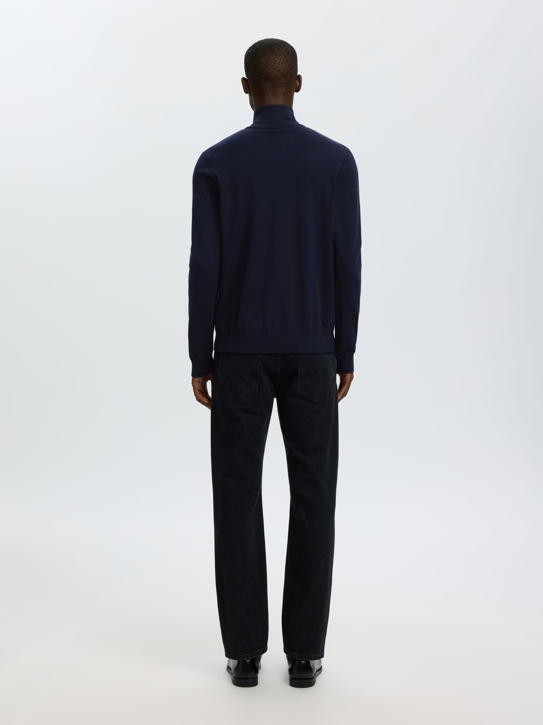 DISEÑO CON CREMALLERA CÁRDIGAN, Navy Blazer, highres