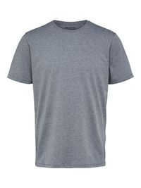 REGULAR T-SHIRT, Medium Grey Melange, highres