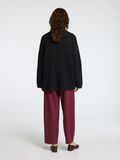 Selected OVERSIZED WOOL BLEND JUMPER, Black, highres - 16095599_Black_004.jpg