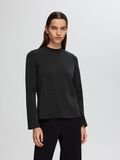 Selected BOXY FIT LONG-SLEEVED T-SHIRT, Black, highres - 16096023_Black_008.jpg