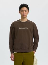 RELAXED FIT SWEATSHIRT, Turkish Coffee, highres