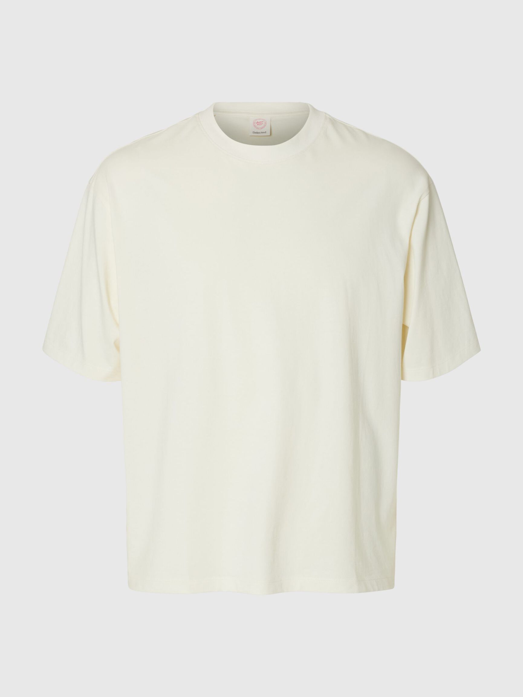 PRINTED T-SHIRT, Egret, highres