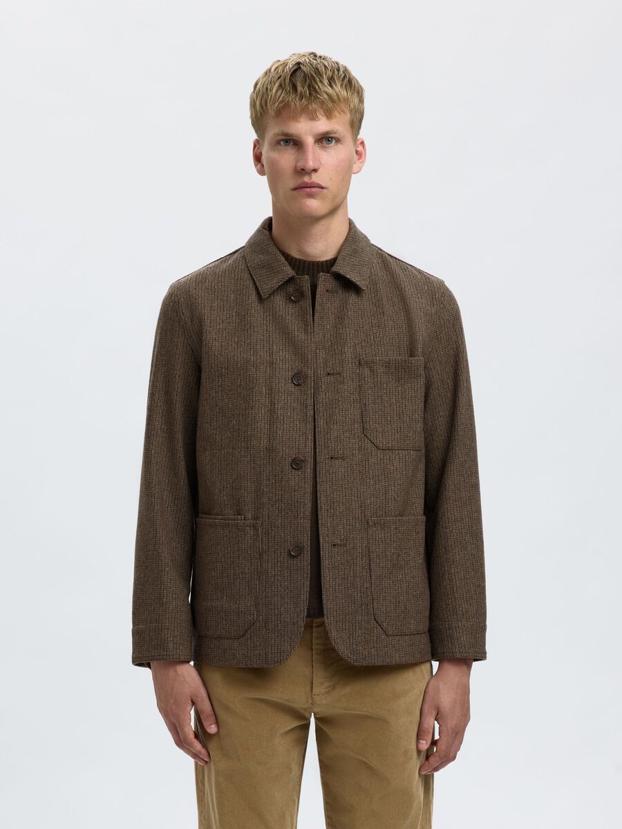 Product tile image - WOLLMIX BLAZER, Morel | 16098273_Morel_1197803