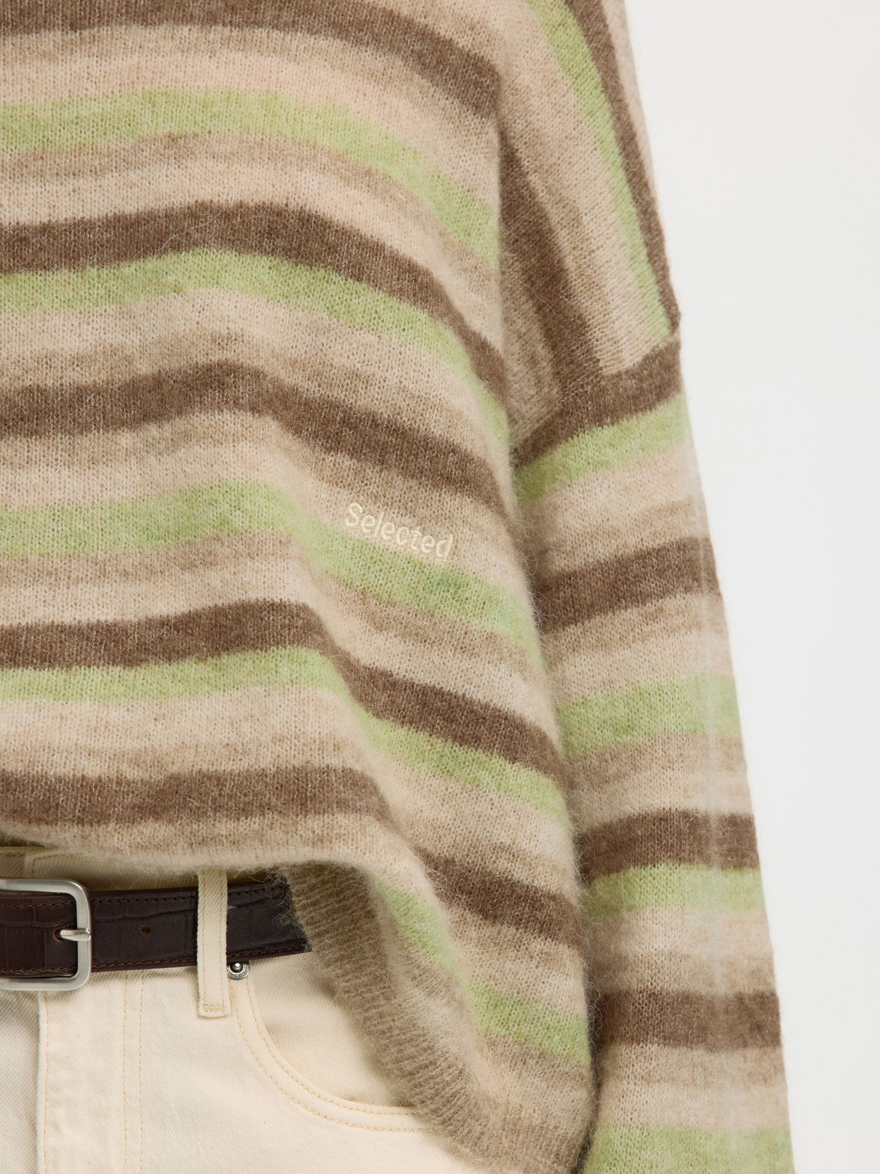 ULDBLANDING STRIKTRØJE, Pure Cashmere, highres