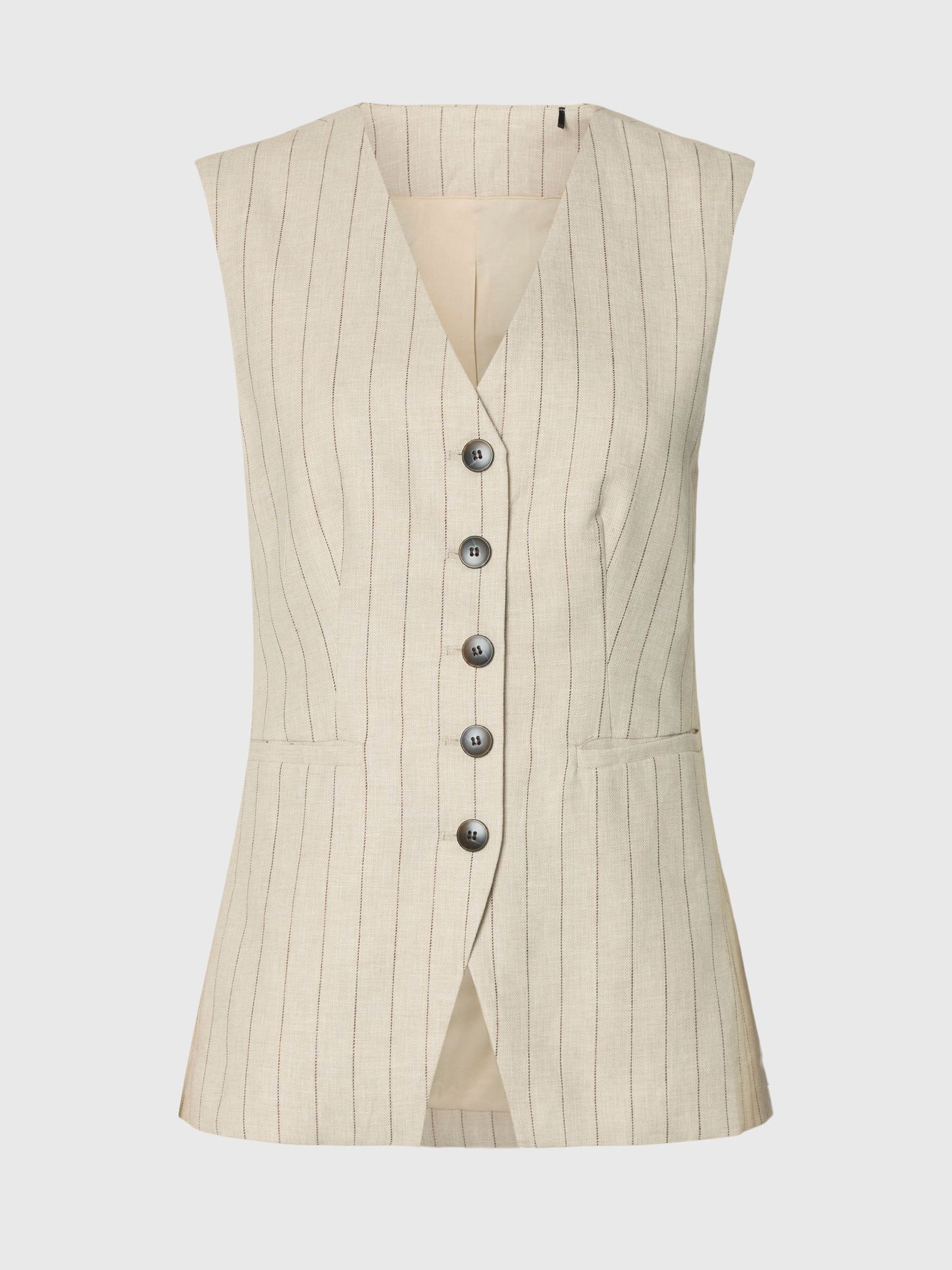 HØRBLANDING VEST, White Pepper, highres