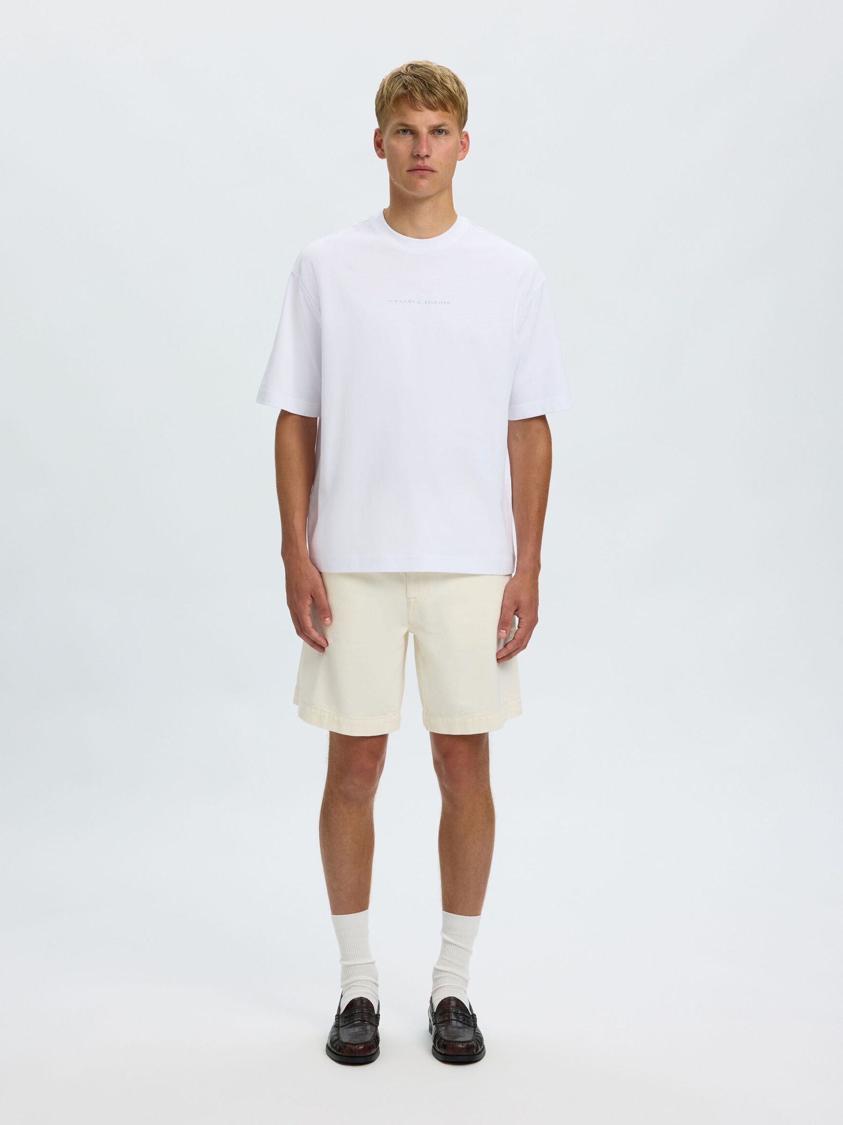RELAXED FIT T-SHIRT, Bright White, highres