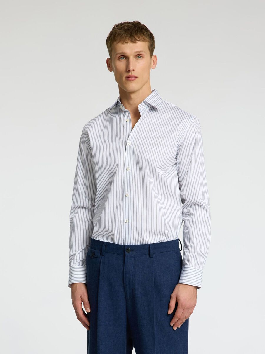 Selected CAMICIA SLIM FIT, Bright White, highres - 16098305_BrightWhite_1200834_003.jpg