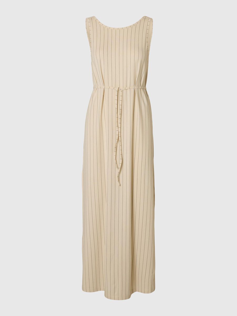 Selected SLEEVELESS MIDI DRESS, Black, highres - 16097852_Black_1185394_001.jpg