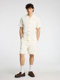 Selected 100% COTTON SHORT SLEEVED SHIRT, Egret, highres - 16096907_Egret_008.jpg