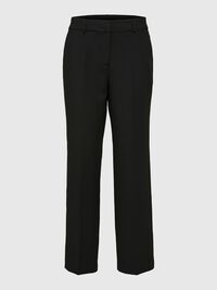 GEWEBTE HOSE, Black, highres