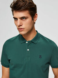 SLHARO POLO SHIRT, Trekking Green, highres