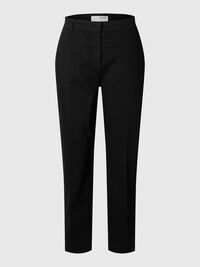 CROPPED TAPERED HOSE, Black, highres