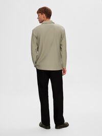 PLISSÉ PLEATED SHIRT, Vetiver, highres