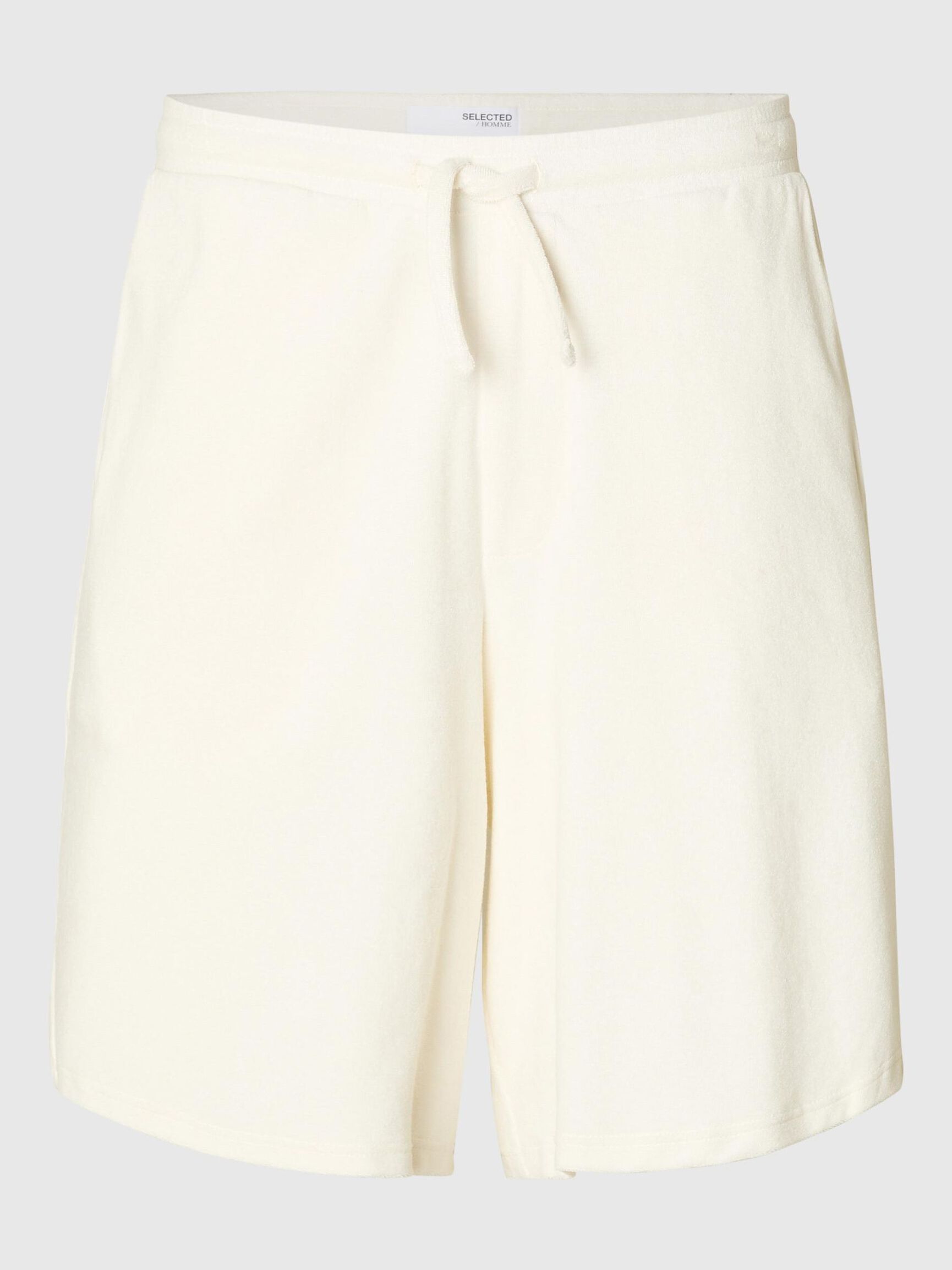 FROTTÉ SHORTS, Egret, highres