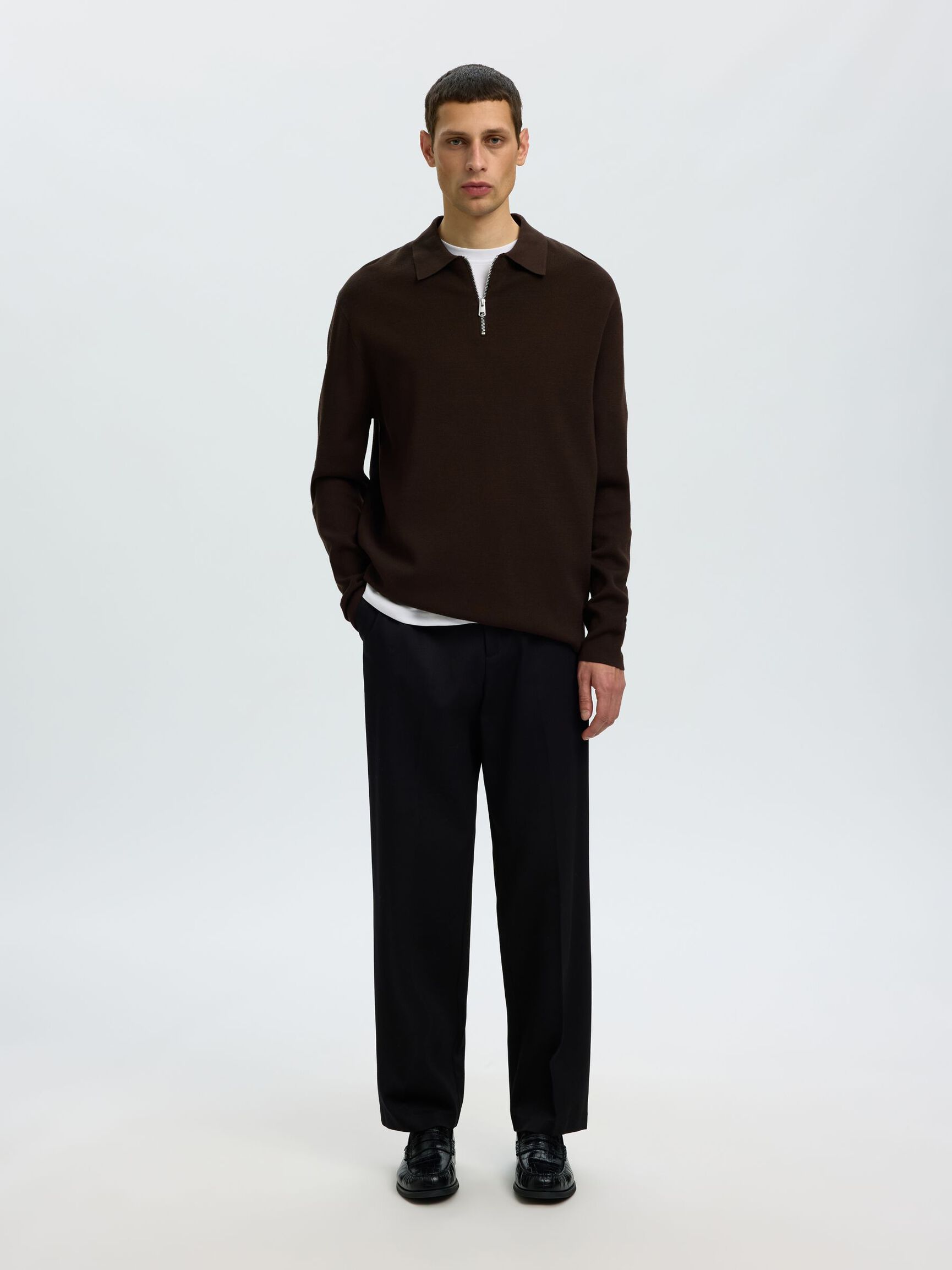 HALF ZIP PULLOVER, Delicioso, highres