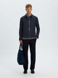 REGULAR FIT JACKET, Navy Blazer, highres
