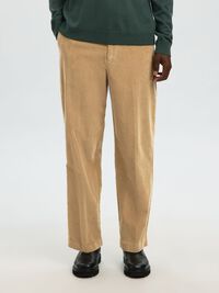 220 LOOSE FIT CORDUROY TROUSERS, Kelp, highres