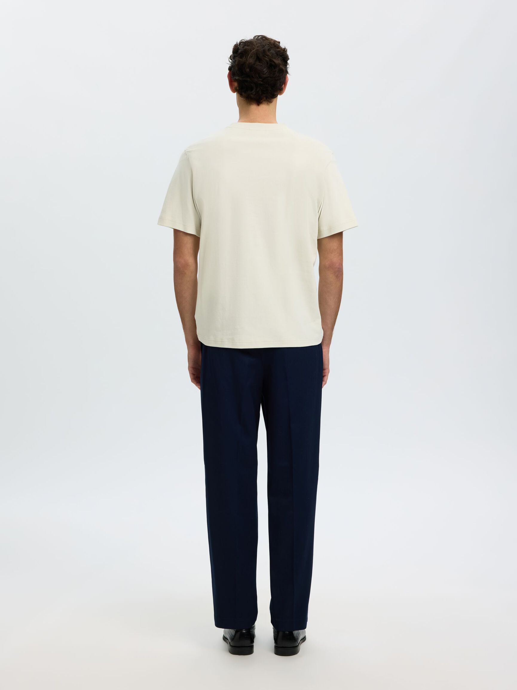 REGULAR FIT T-SHIRT, Silver Birch, highres