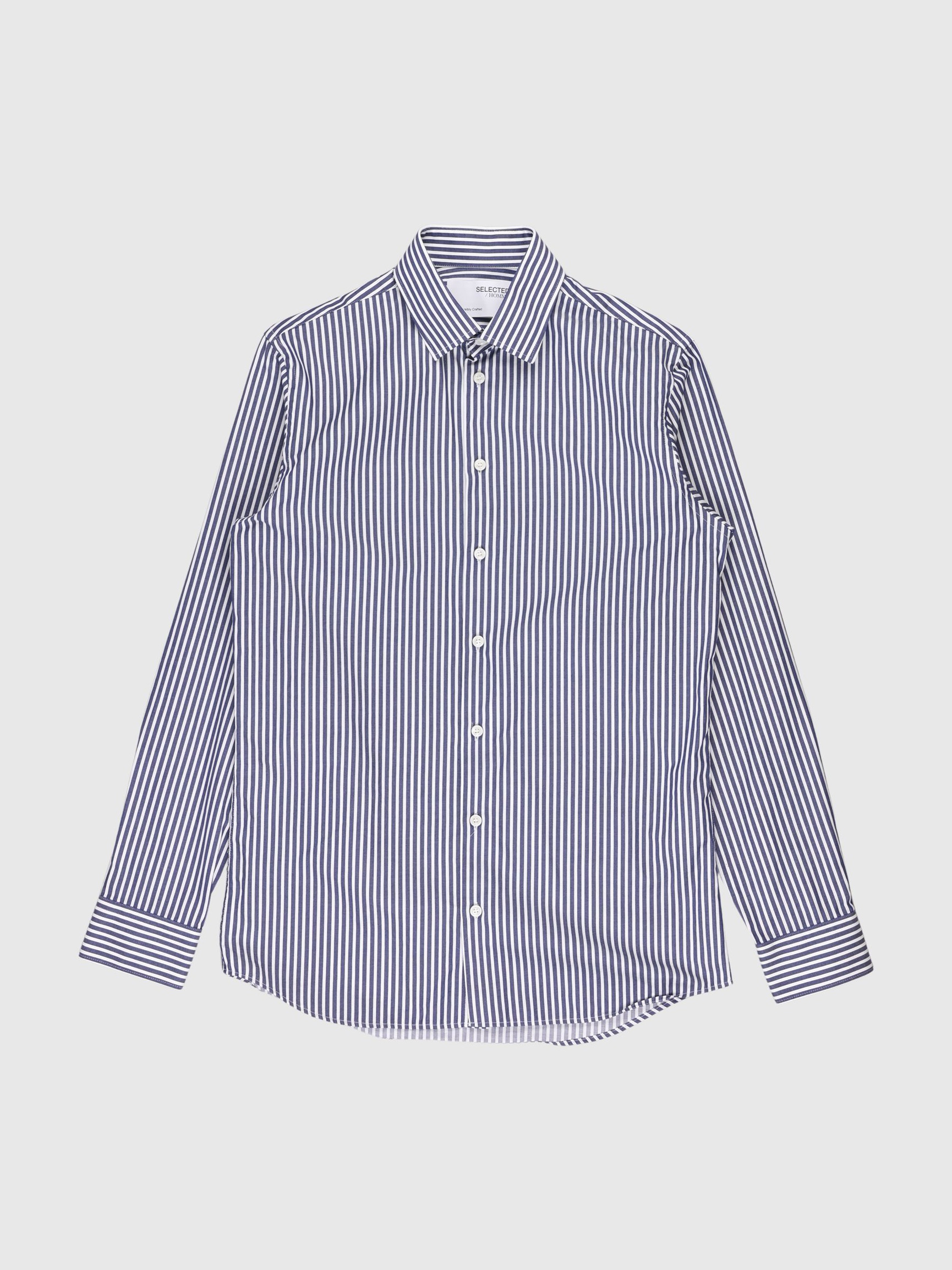 LANGÄRMELIGES SLIM FIT HEMD, Dark Sapphire, highres
