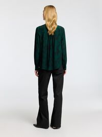 PRINTED LONG SLEEVED SHIRT, Scarab, highres