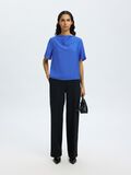 Selected VISCOSE BLEND SHORT SLEEVED TOP, Dazzling Blue, highres - 16098496_DazzlingBlue_008.jpg