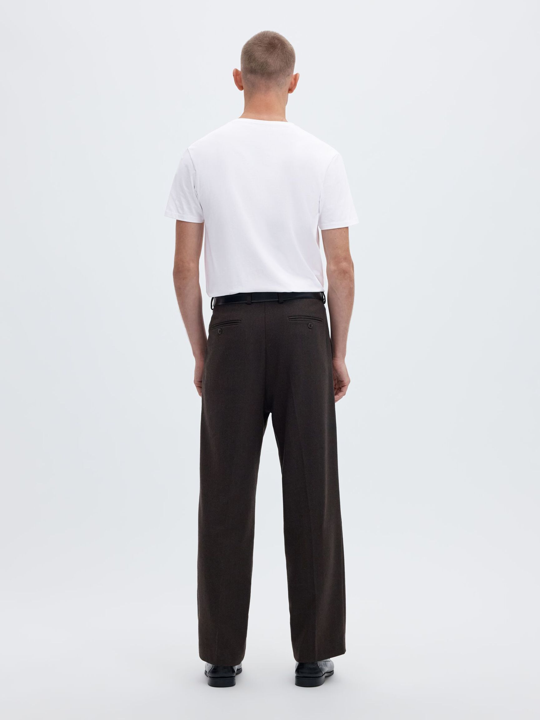 V-NECK T-SHIRT, Bright White, highres