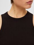 Selected GERIPPTES TANKTOP, Black, highres - 16088726_Black_006.jpg