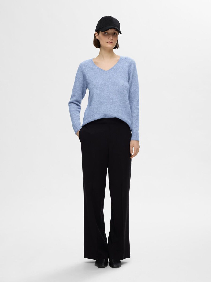 Selected WOLLGEMISCH V-AUSSCHNITT PULLOVER, Endless Sky, highres - 16094268_EndlessSky_1113603_005.jpg