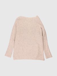 V-NECK KNITTED PULLOVER, Sandshell, highres
