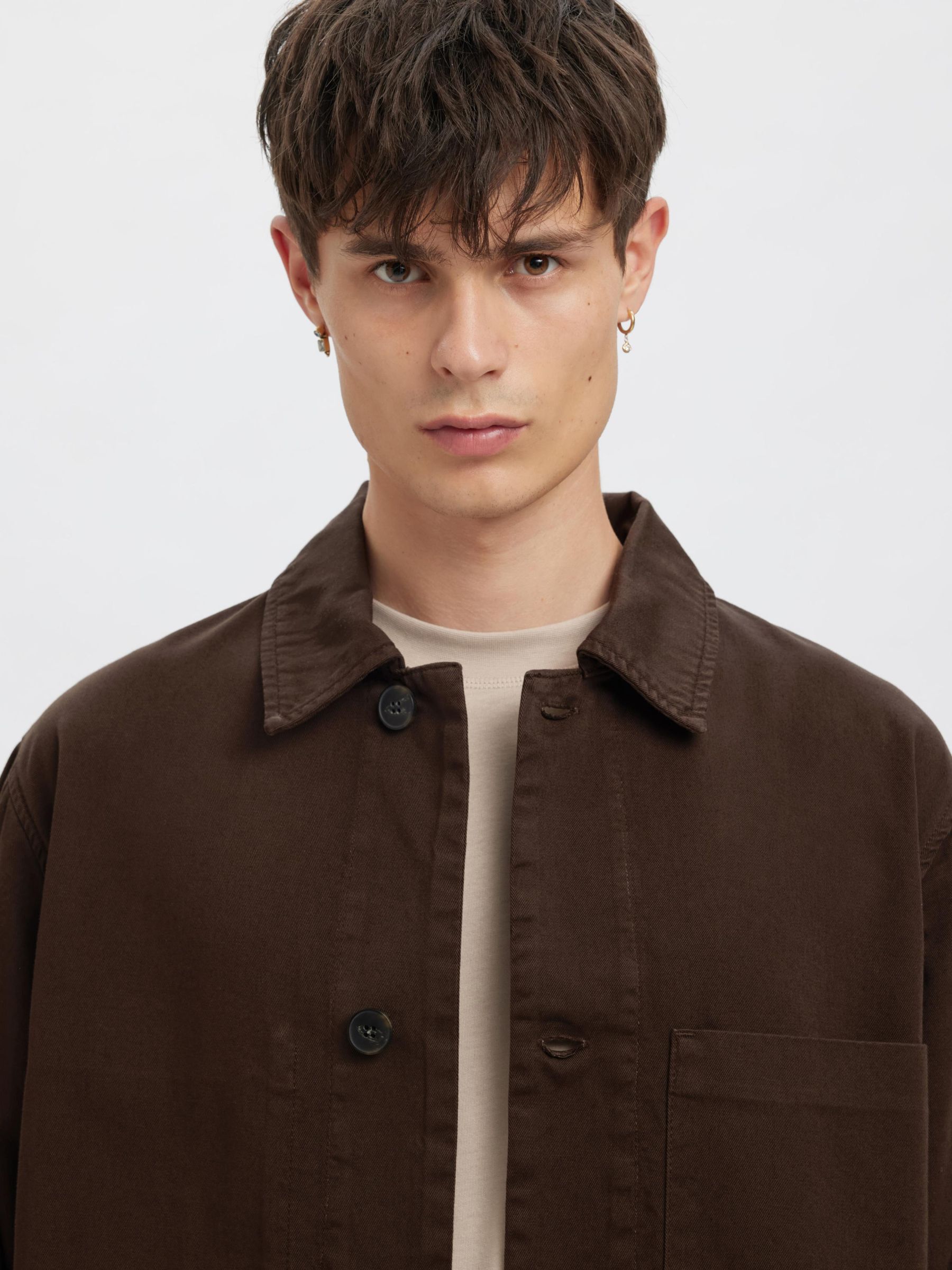 RELAXED FIT OVERSHIRT, Delicioso, highres