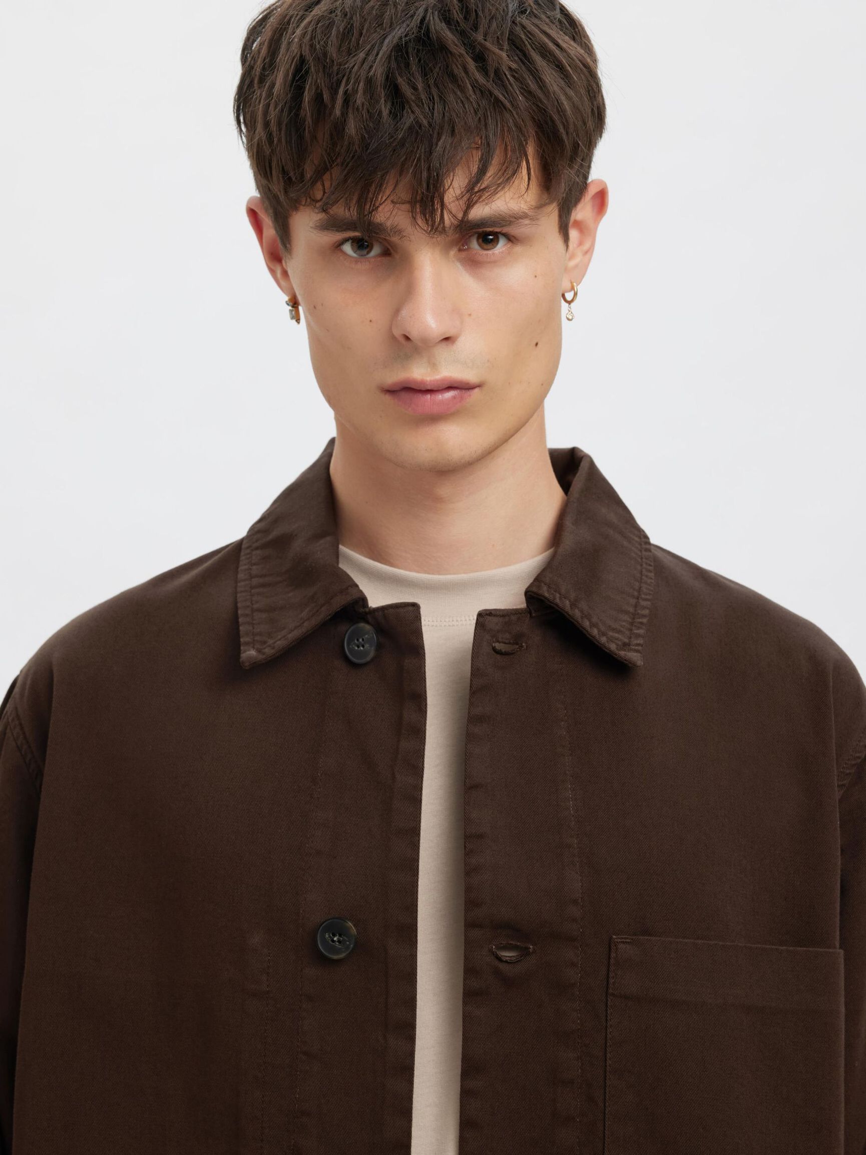 RELAXED FIT OVERSHIRT, Delicioso, highres