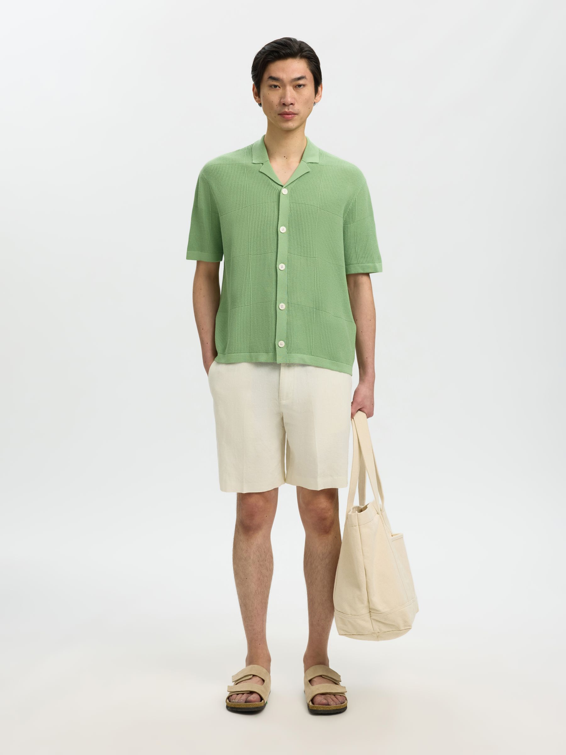 RELAXED FIT POLO, Aspen Green, highres