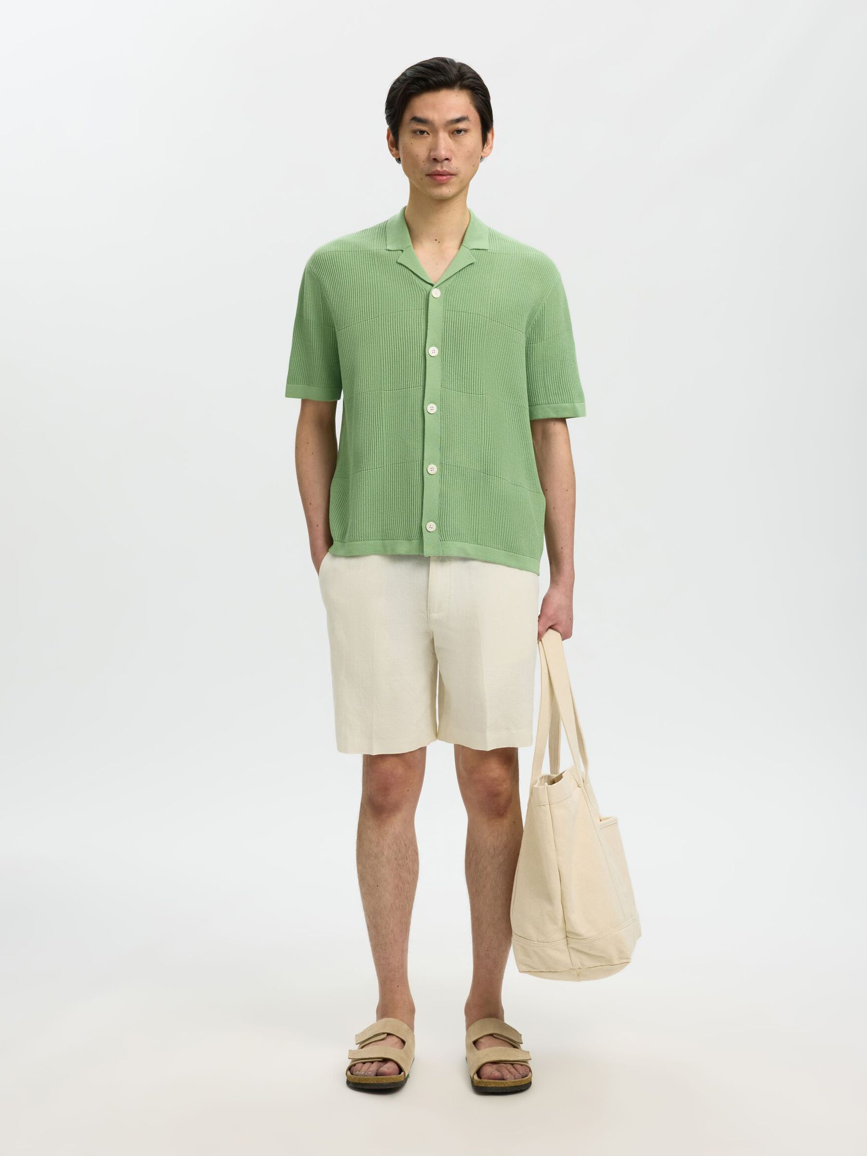 RELAXED FIT POLO, Aspen Green, highres