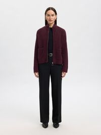 WOOL BLEND CARDIGAN, Fig, highres