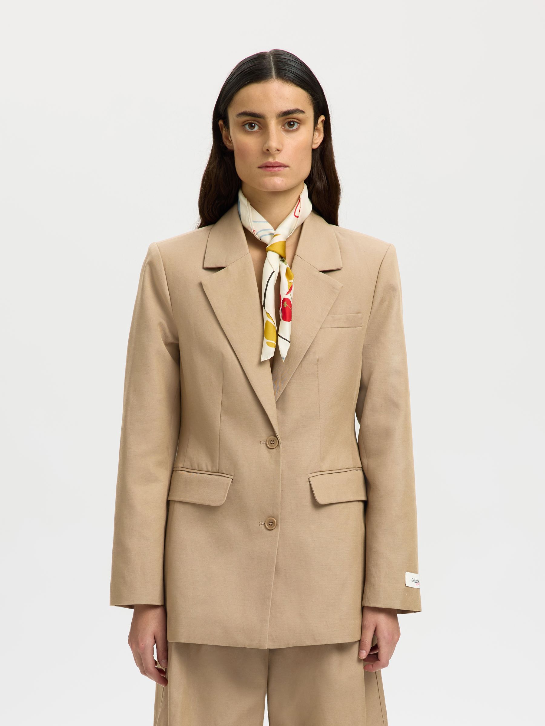 MARYNARKA JEDNORZĘDOWA, Weathered Teak, highres