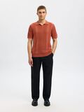 Selected 196 COTTON STRAIGHT-LEG TROUSERS, Black, highres - 16096748_Black_005.jpg