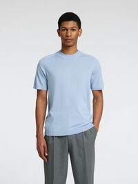 100% MERINO WOOL T-SHIRT, Winter Sky, highres