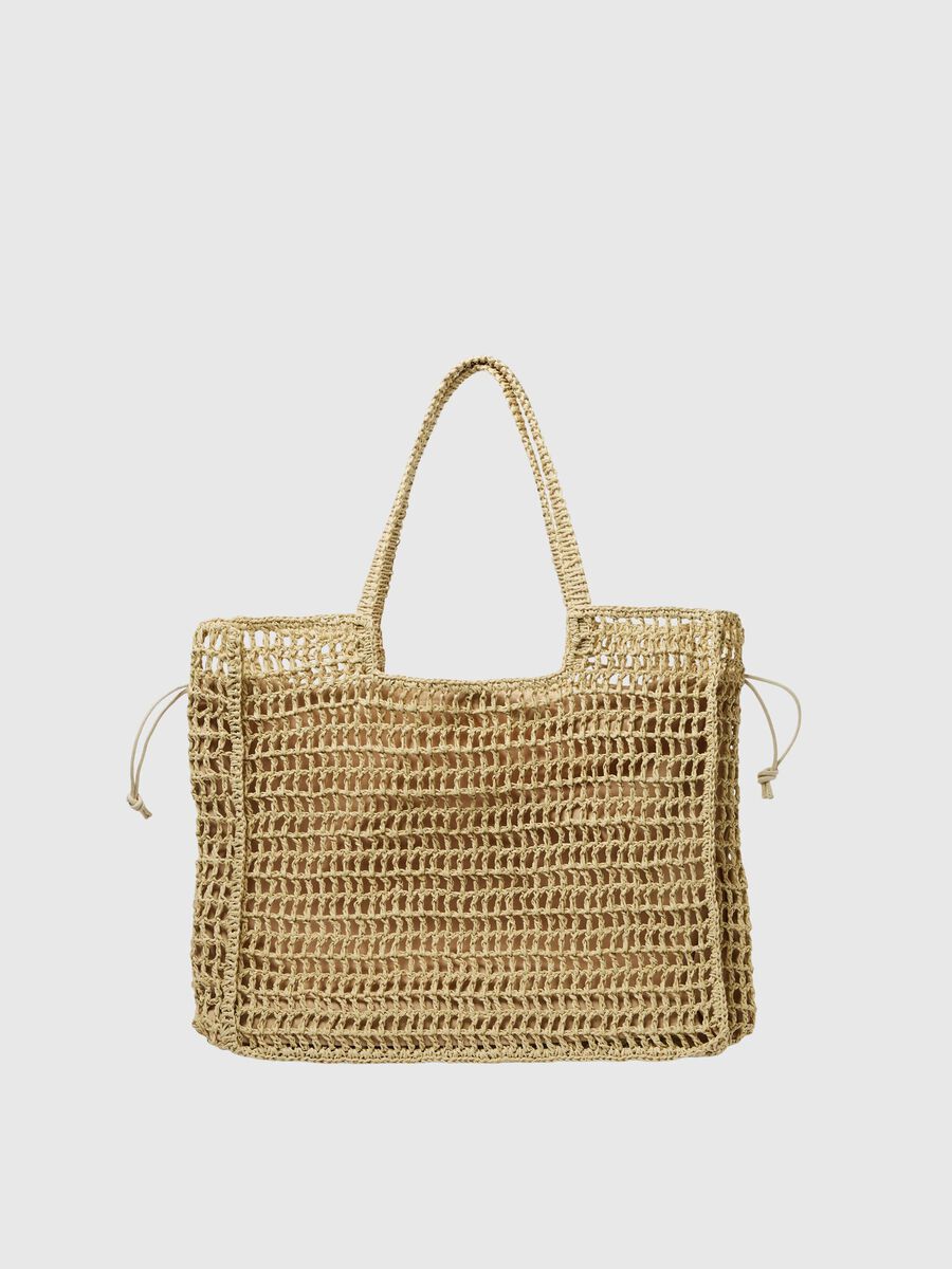 Selected TEJIDO DE PAJA BOLSO SHOPPER, Natural, highres - 16097331_Natural_002.jpg