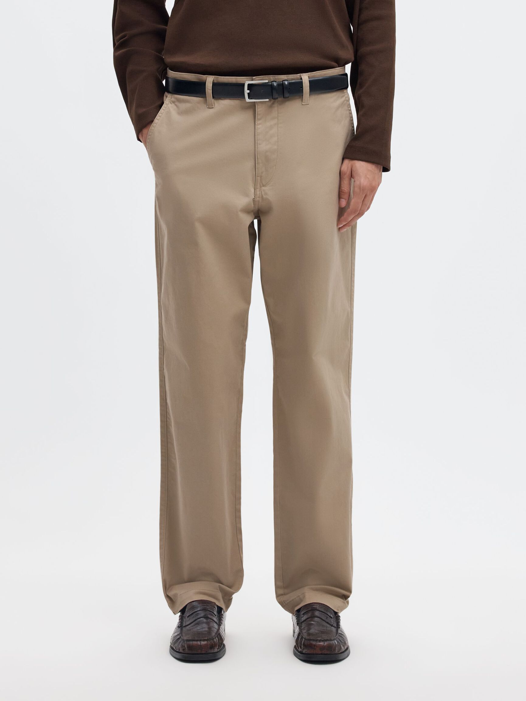 HELVAR ORGANIC COTTON CHINO TROUSERS, Plaza Taupe, highres