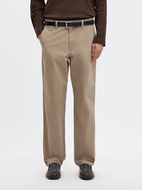 HELVAR ORGANIC COTTON CHINO TROUSERS, Plaza Taupe, highres