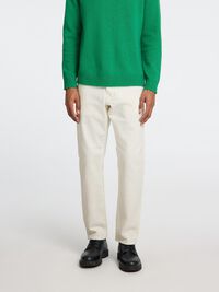 190 REGULAR TAPERED-FIT JEANS, Egret, highres