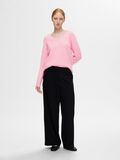Selected WOOL BLEND V NECK PULLOVER, Peony, highres - 16094268_Peony_1113603_005.jpg