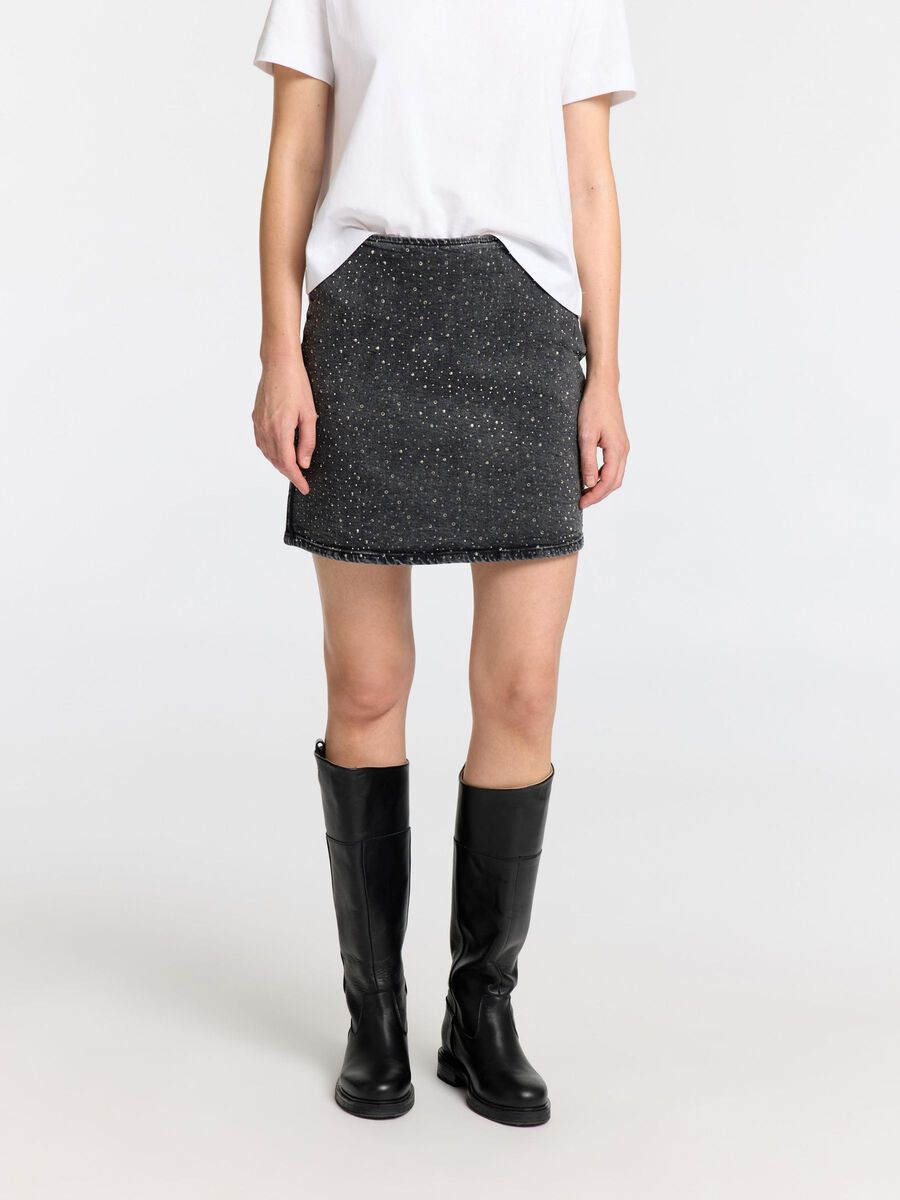Selected GLITTEREND DENIM ROK, Black Denim, highres - 16097931_BlackDenim_1187757_003.jpg
