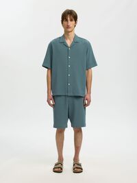 REGULAR FIT SHORTS, Balsam Green, highres