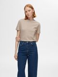 Selected GESTREEPT KATOEN T-SHIRT, Pure Cashmere, highres - 16097179_PureCashmere_1170385_003.jpg