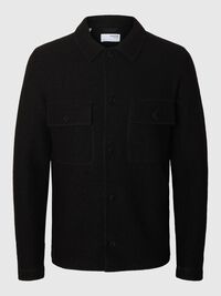 CARDIGAN, Black, highres