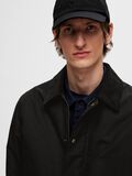 Selected WAXED COTTON JACKET, Black, highres - 16094041_Black_006.jpg